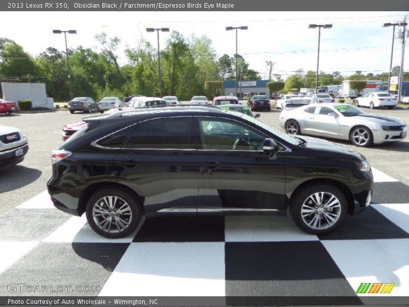 Obsidian Black / Parchment/Espresso Birds Eye Maple 2013 Lexus RX 350