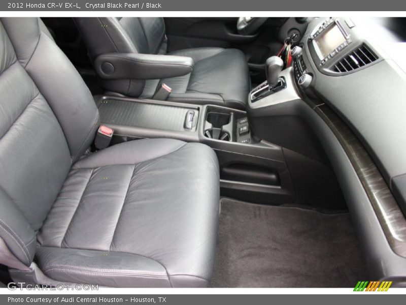 Crystal Black Pearl / Black 2012 Honda CR-V EX-L