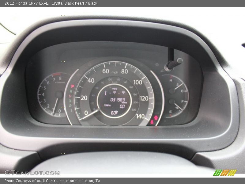 Crystal Black Pearl / Black 2012 Honda CR-V EX-L