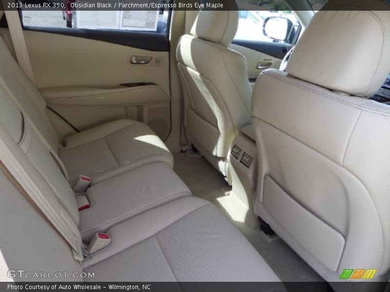Obsidian Black / Parchment/Espresso Birds Eye Maple 2013 Lexus RX 350