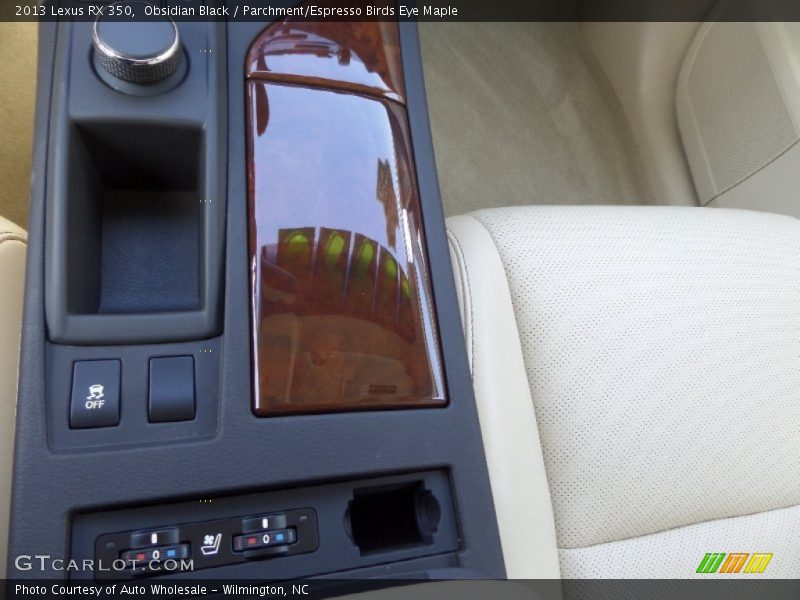 Obsidian Black / Parchment/Espresso Birds Eye Maple 2013 Lexus RX 350