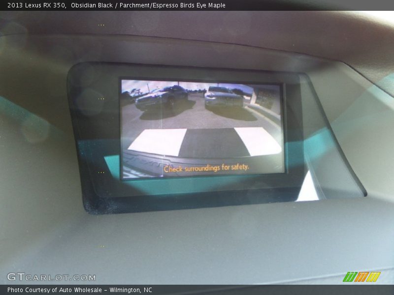Obsidian Black / Parchment/Espresso Birds Eye Maple 2013 Lexus RX 350