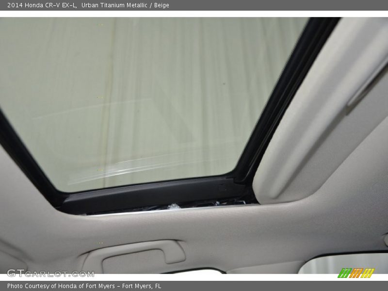Urban Titanium Metallic / Beige 2014 Honda CR-V EX-L