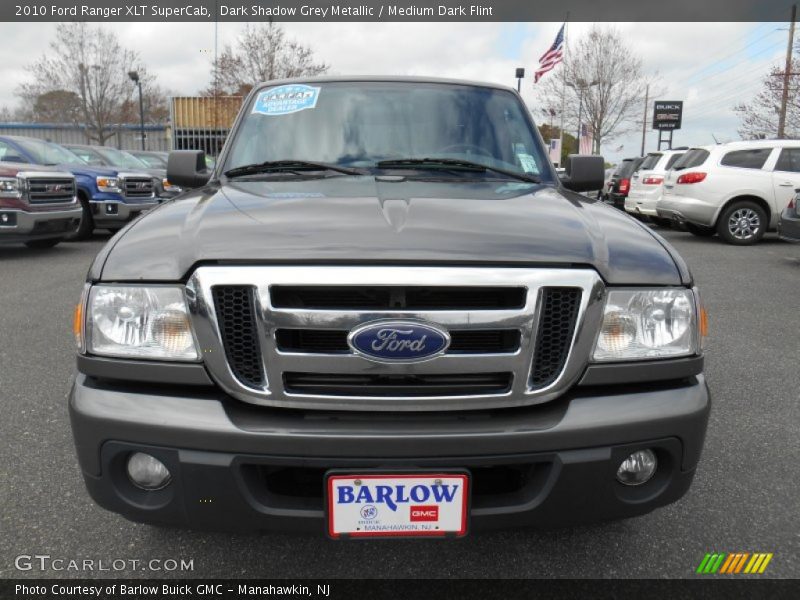 Dark Shadow Grey Metallic / Medium Dark Flint 2010 Ford Ranger XLT SuperCab