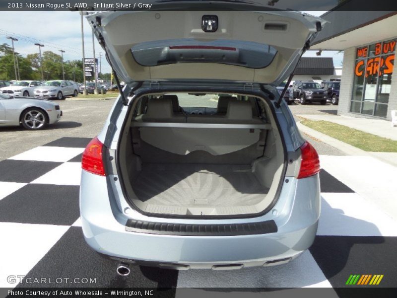 Brilliant Silver / Gray 2013 Nissan Rogue SL AWD