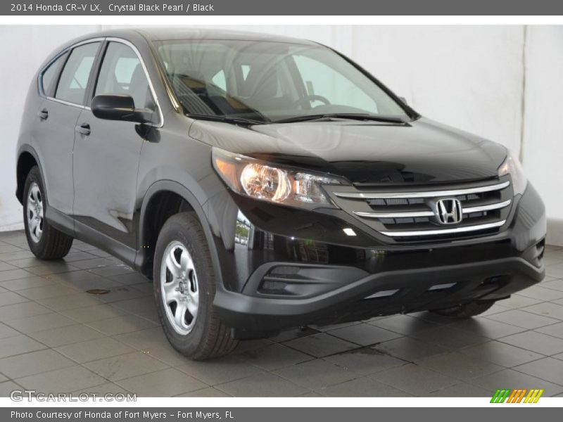 Crystal Black Pearl / Black 2014 Honda CR-V LX