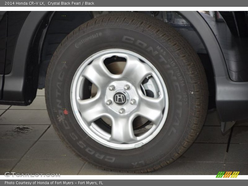 Crystal Black Pearl / Black 2014 Honda CR-V LX