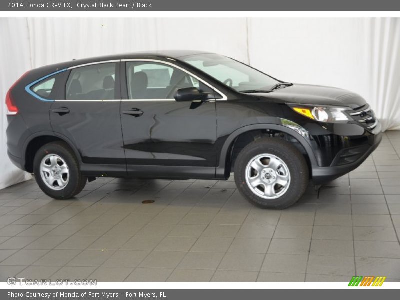 Crystal Black Pearl / Black 2014 Honda CR-V LX