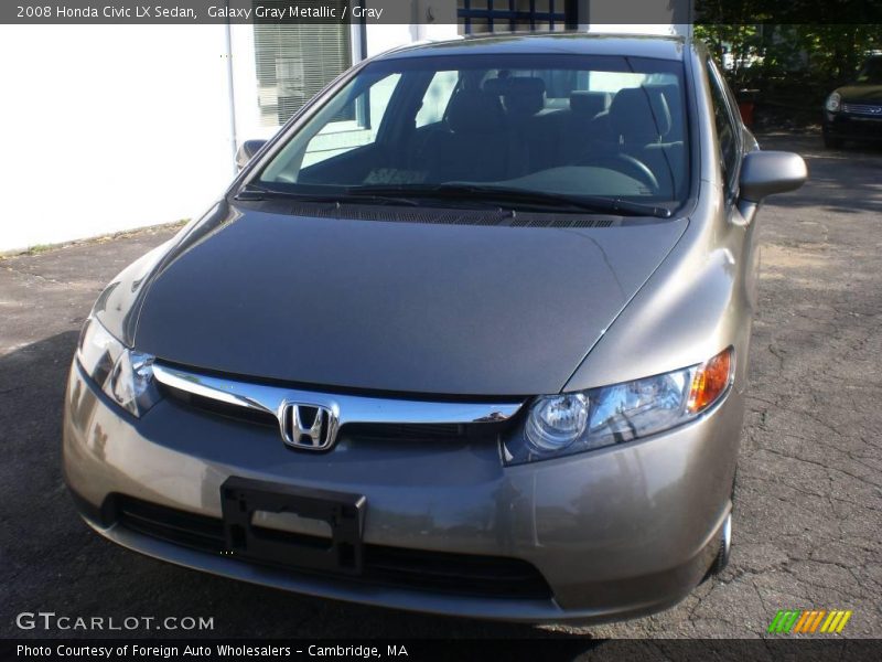 Galaxy Gray Metallic / Gray 2008 Honda Civic LX Sedan