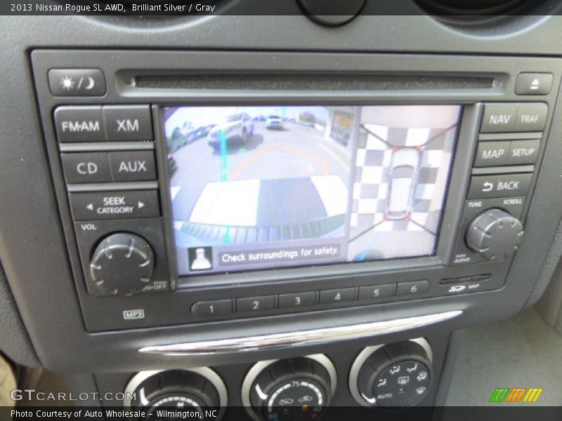 Brilliant Silver / Gray 2013 Nissan Rogue SL AWD