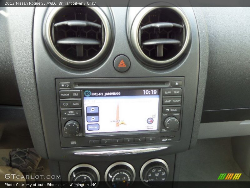 Brilliant Silver / Gray 2013 Nissan Rogue SL AWD