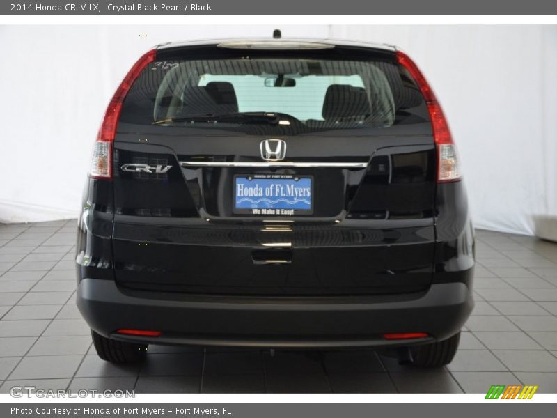 Crystal Black Pearl / Black 2014 Honda CR-V LX
