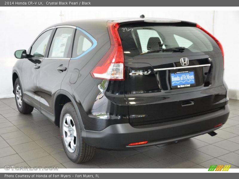 Crystal Black Pearl / Black 2014 Honda CR-V LX