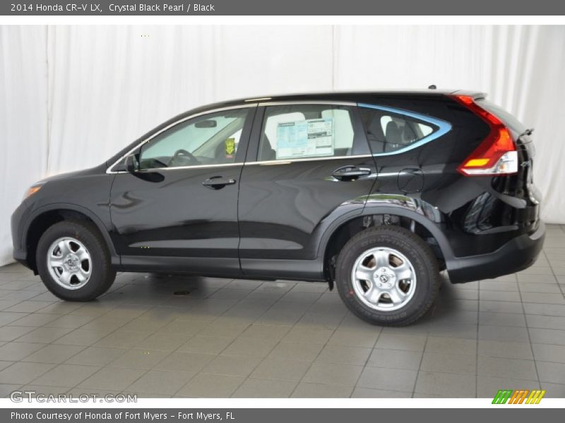 Crystal Black Pearl / Black 2014 Honda CR-V LX