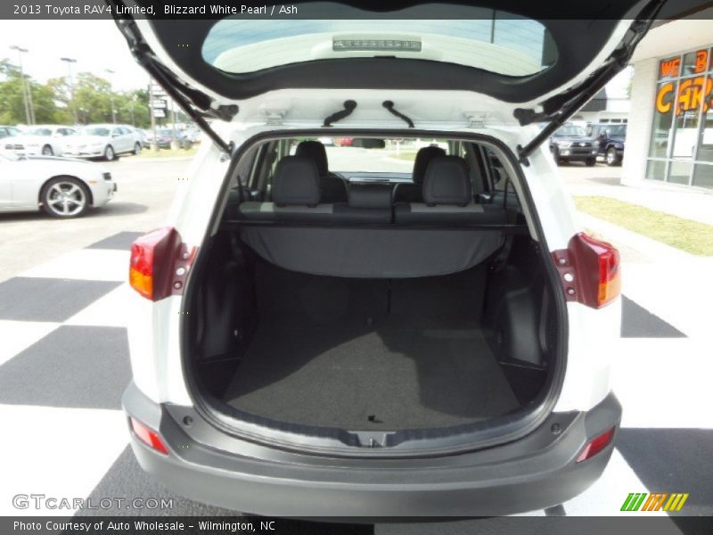Blizzard White Pearl / Ash 2013 Toyota RAV4 Limited