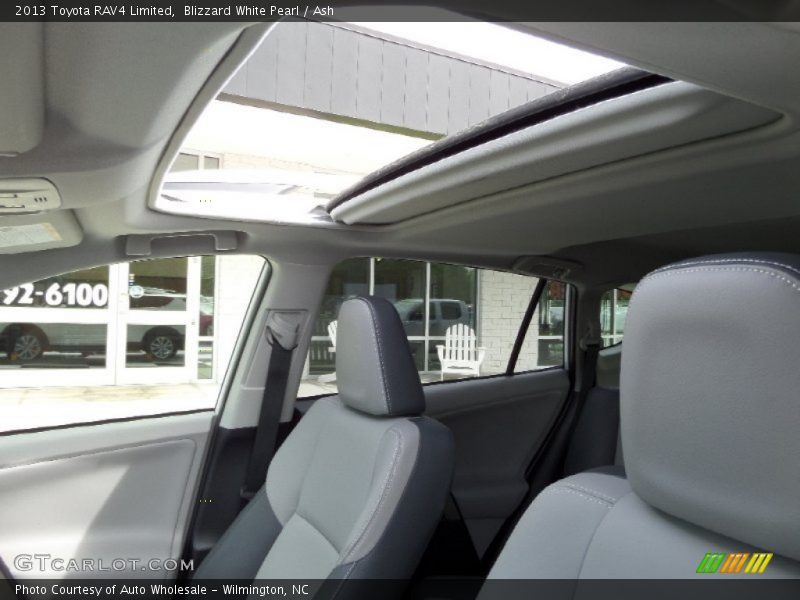 Blizzard White Pearl / Ash 2013 Toyota RAV4 Limited