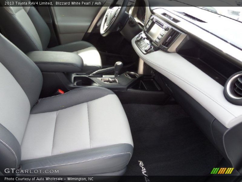 Blizzard White Pearl / Ash 2013 Toyota RAV4 Limited