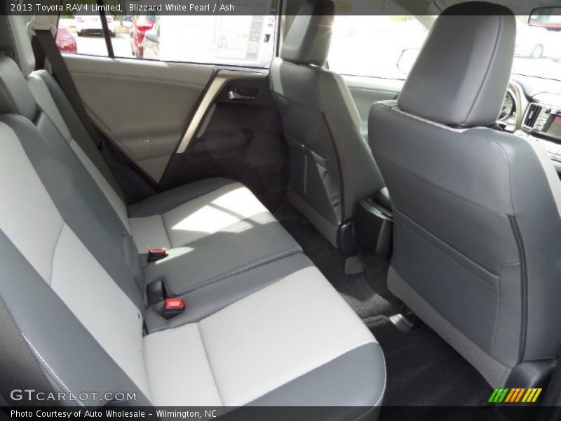 Blizzard White Pearl / Ash 2013 Toyota RAV4 Limited