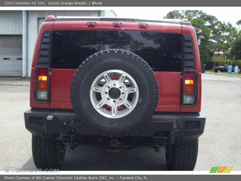 Sunset Orange Metallic / Wheat 2003 Hummer H2 SUV