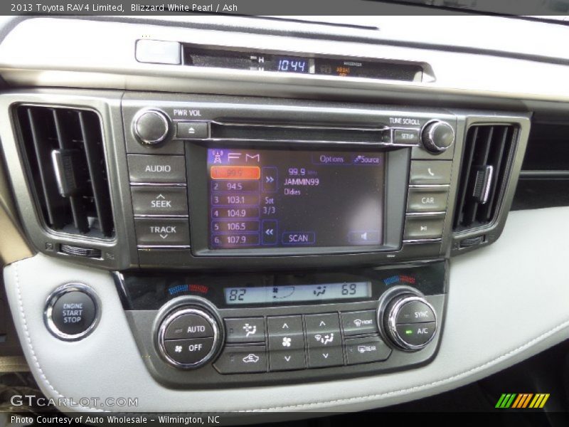 Blizzard White Pearl / Ash 2013 Toyota RAV4 Limited