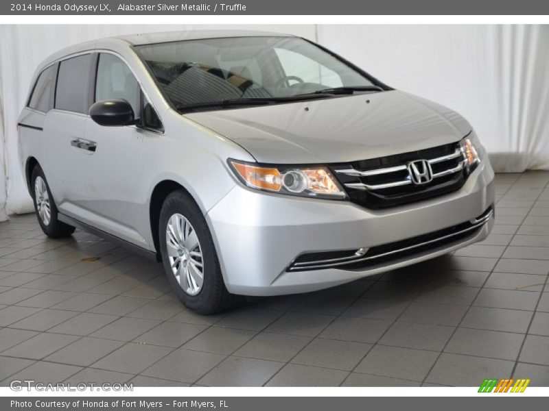 Alabaster Silver Metallic / Truffle 2014 Honda Odyssey LX
