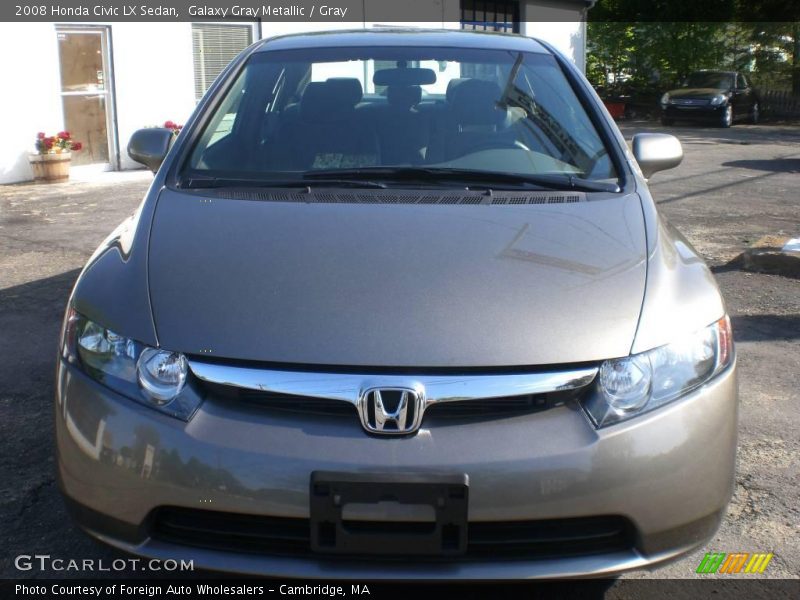 Galaxy Gray Metallic / Gray 2008 Honda Civic LX Sedan