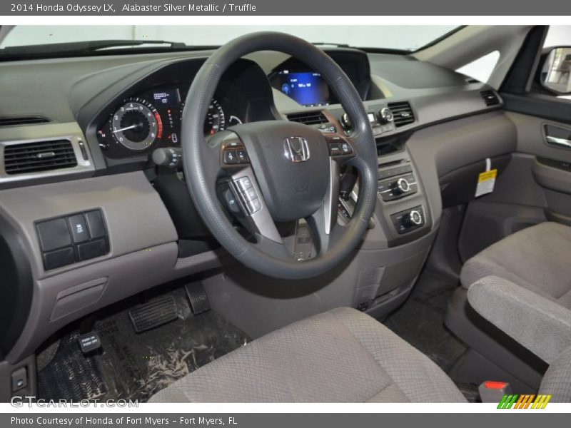 Alabaster Silver Metallic / Truffle 2014 Honda Odyssey LX
