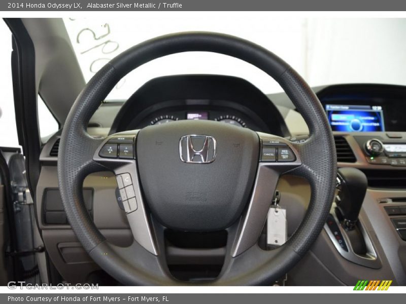 Alabaster Silver Metallic / Truffle 2014 Honda Odyssey LX