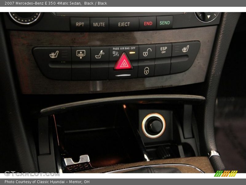 Black / Black 2007 Mercedes-Benz E 350 4Matic Sedan