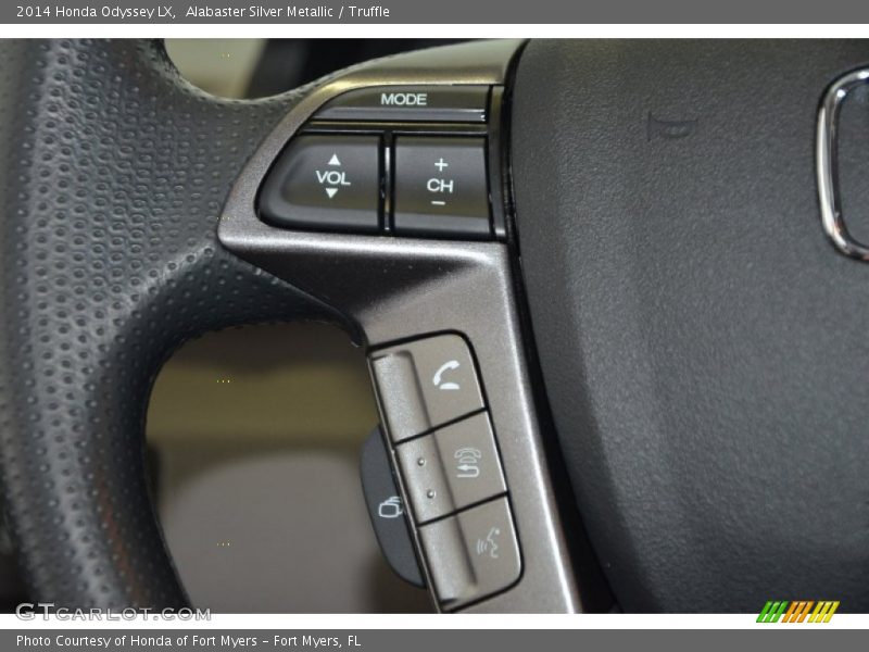 Alabaster Silver Metallic / Truffle 2014 Honda Odyssey LX