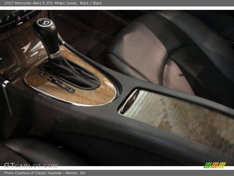 Black / Black 2007 Mercedes-Benz E 350 4Matic Sedan