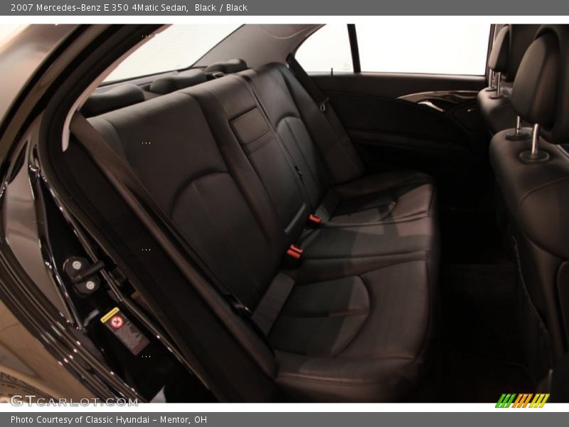 Black / Black 2007 Mercedes-Benz E 350 4Matic Sedan