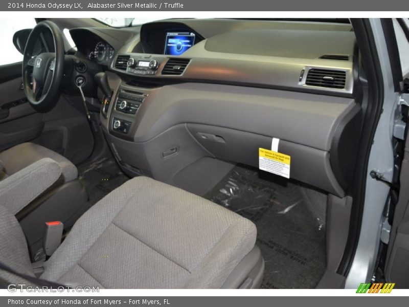 Alabaster Silver Metallic / Truffle 2014 Honda Odyssey LX