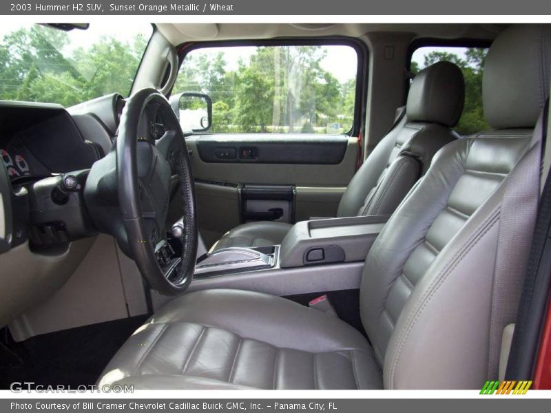 Sunset Orange Metallic / Wheat 2003 Hummer H2 SUV