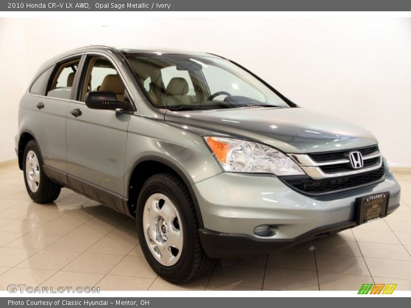 Opal Sage Metallic / Ivory 2010 Honda CR-V LX AWD