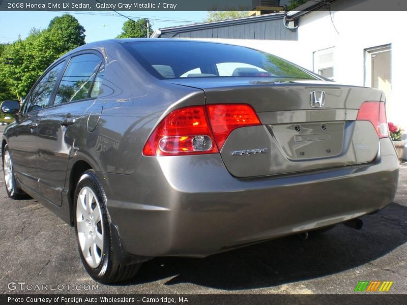 Galaxy Gray Metallic / Gray 2008 Honda Civic LX Sedan