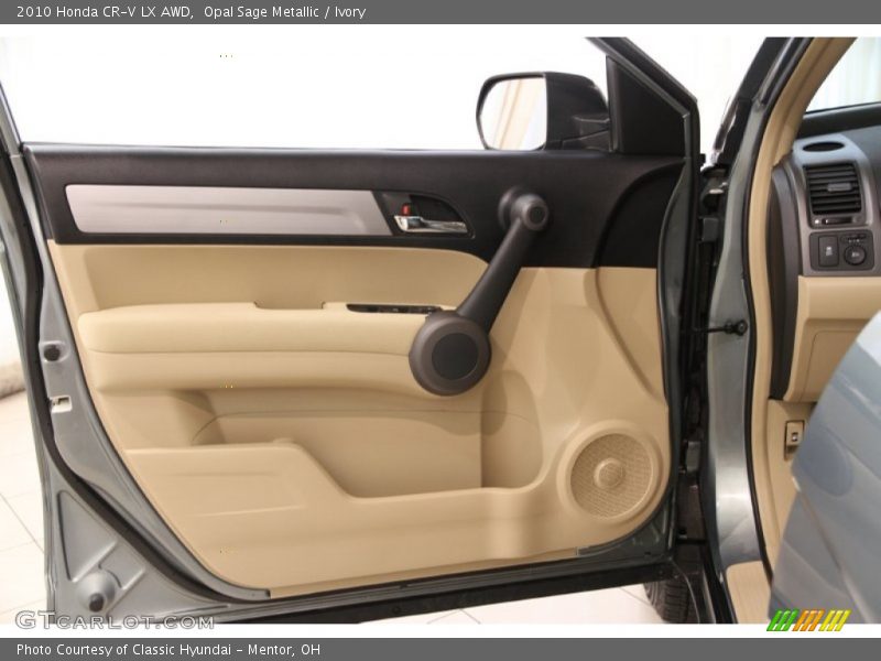 Opal Sage Metallic / Ivory 2010 Honda CR-V LX AWD