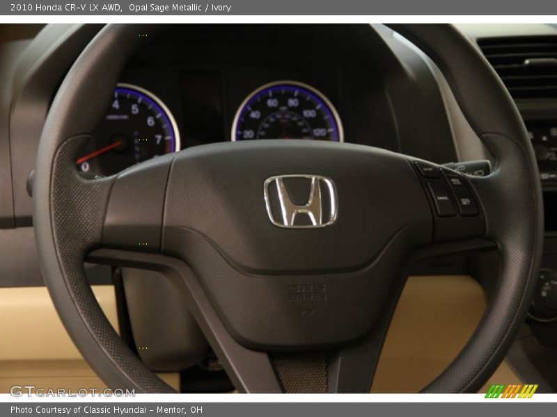 Opal Sage Metallic / Ivory 2010 Honda CR-V LX AWD