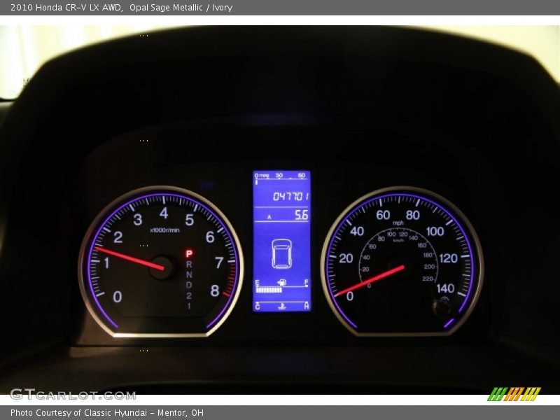 Opal Sage Metallic / Ivory 2010 Honda CR-V LX AWD