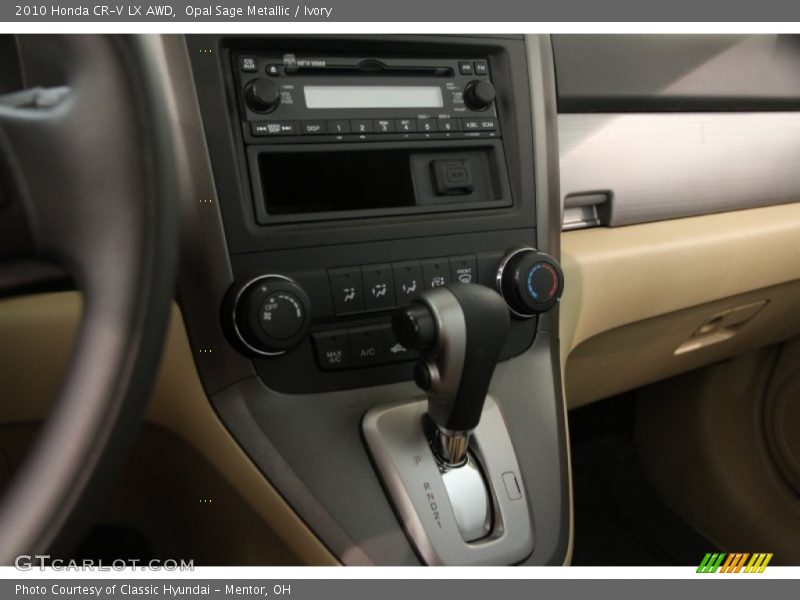 Opal Sage Metallic / Ivory 2010 Honda CR-V LX AWD