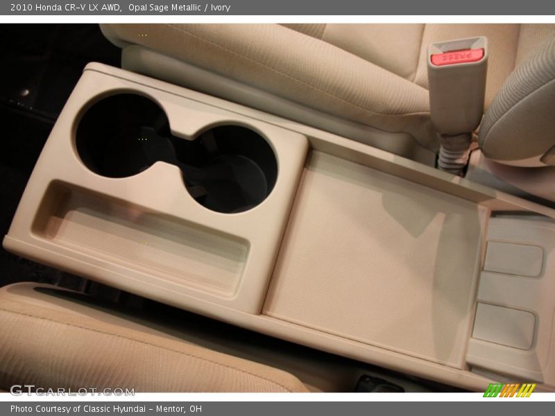 Opal Sage Metallic / Ivory 2010 Honda CR-V LX AWD