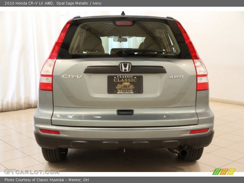 Opal Sage Metallic / Ivory 2010 Honda CR-V LX AWD