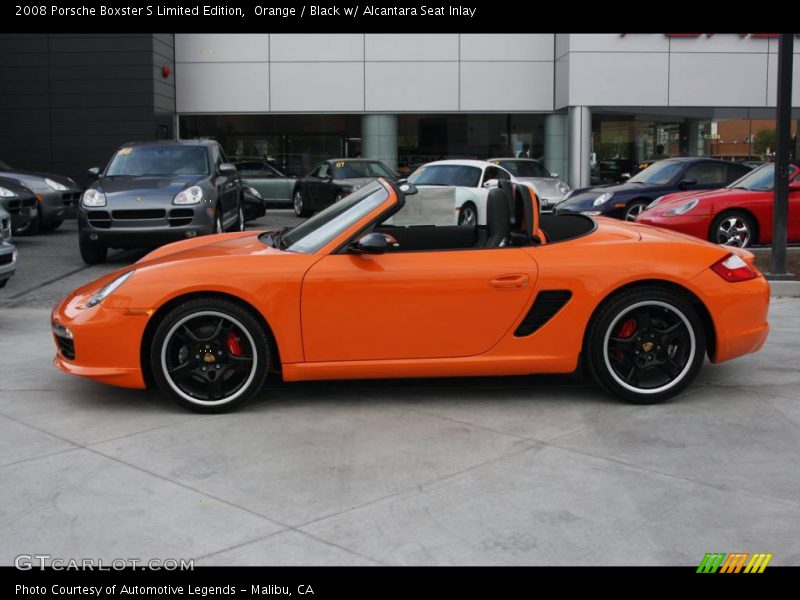 Orange / Black w/ Alcantara Seat Inlay 2008 Porsche Boxster S Limited Edition