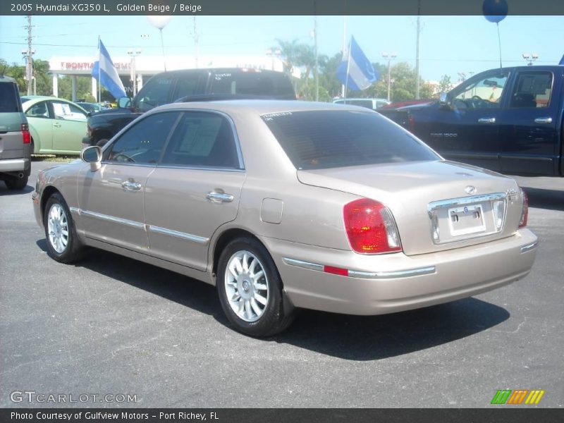 Golden Beige / Beige 2005 Hyundai XG350 L