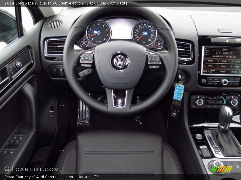 Black / Black Anthracite 2014 Volkswagen Touareg V6 Sport 4Motion