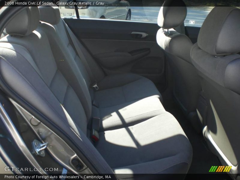 Galaxy Gray Metallic / Gray 2008 Honda Civic LX Sedan