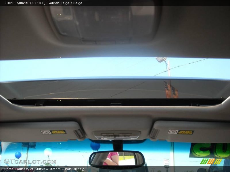 Golden Beige / Beige 2005 Hyundai XG350 L