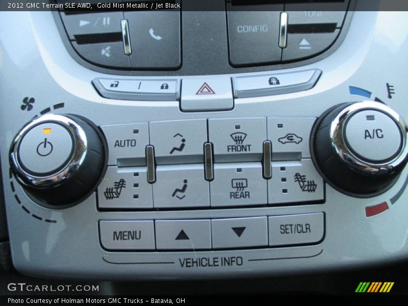 Gold Mist Metallic / Jet Black 2012 GMC Terrain SLE AWD