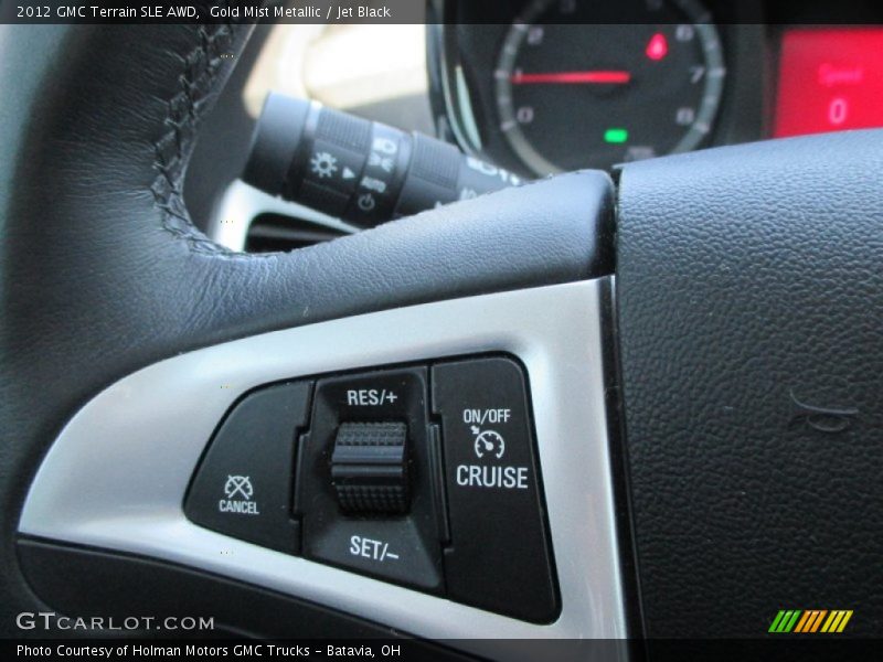 Gold Mist Metallic / Jet Black 2012 GMC Terrain SLE AWD