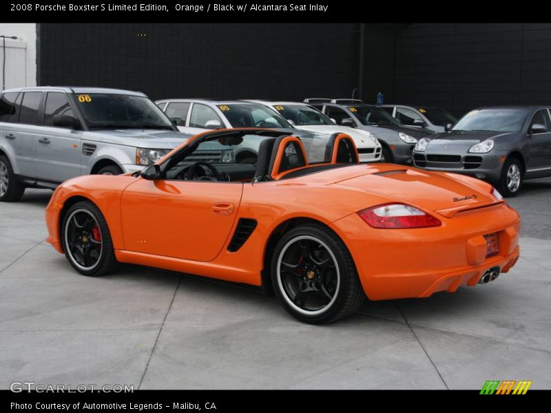 Orange / Black w/ Alcantara Seat Inlay 2008 Porsche Boxster S Limited Edition